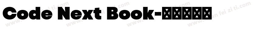 Code Next Book字体转换